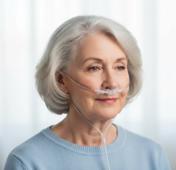 NasalOxy an einer Dame